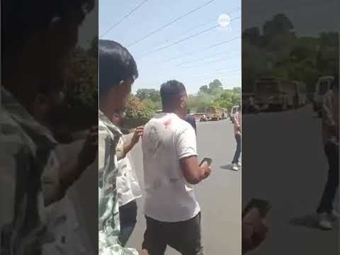 Footage appears to show the sole survivor of Air India plane crash