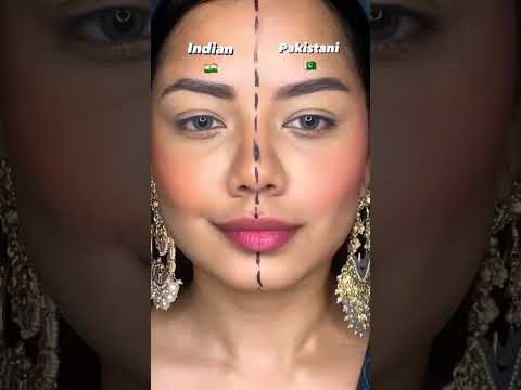 🇮🇳Indian Vs 🇵🇰Pakistan Makeup Look😍 | #shorts | SUGAR Cosmetics