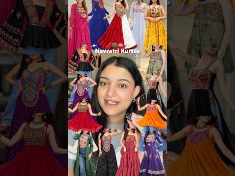 Navratri/Garba Kurta Comfortable Outfits✨ #desi #indian #outfit #gujurati #dandiya #explore #shorts