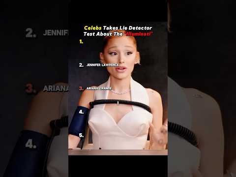 Celebrities take lie detector tests about the Illuminati #liedetector #illuminati #viral #challenge
