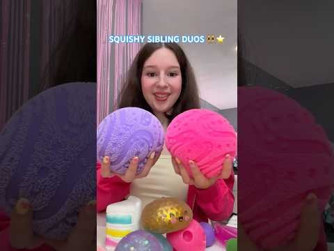 Squishy NeeDoh Duos in my Fidget Collection! 👯‍♀️💗🧈*squishy challenge*