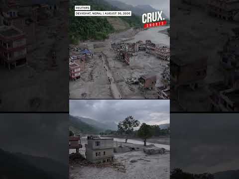 Drone Footage Captures Nepal’s Flood Horror As Villages Lie Buried, Ruined And Nearly Wiped Out