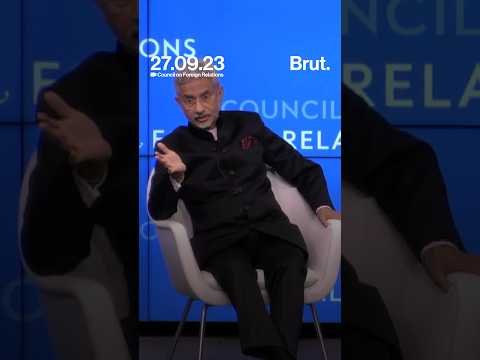 “I don’t know why that’s hard to understand.” Journalists provoked an unusual reply from Jaishankar.