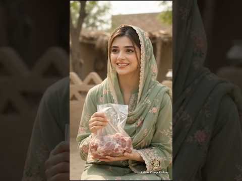 फातिमा ने बनाया स्पेशल मटन स्टू 😋| Desi Mutton Stew | Fatima Village Cooking #shorts