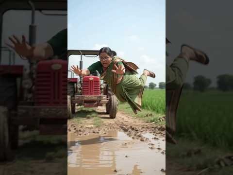 Tractor Ki Sawari Aur Dehati Masti 😂 #shorts #viral #comedy