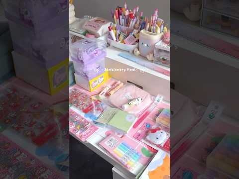 Peeking into pretty stationery 🌷✨🎀#stationeryhaul #stationery #haul #unboxing #unboxingvideo