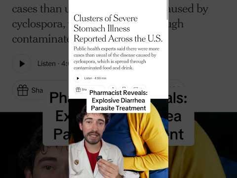 ‼️ The Parasite Outbreak Everyone Is Talking About (Pharmacist Explains) #cyclospora