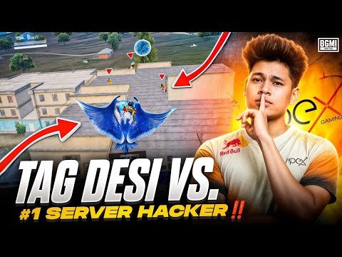 BGMI’s #1 Hacker & Pro Streamers Vs TAG DESi 💀🔥 || 5 Royal Pass Giveaway 💀