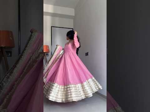 In my pink era—desi edition 💗#youtubeshorts #grwm #indianfashion #ethnic #anarkali #indianwear