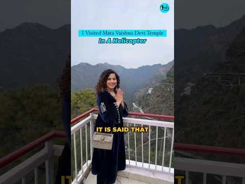 I Visited Mata Vaishno Devi Temple In A Helicopter | Curly Tales #shorts