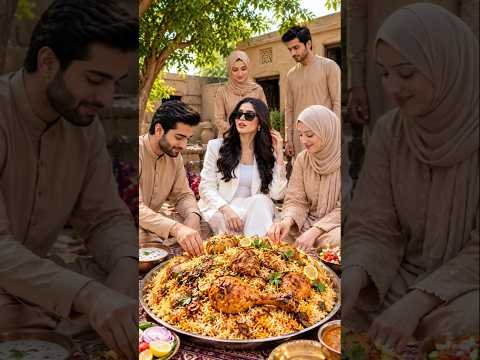 Fed My City Cousin Desi Chicken Dum Biryani 😍 | Ali Fatima Cooking ASMR #storytelling #shorts
