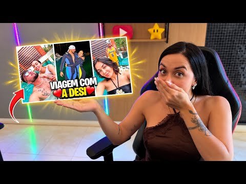 A PRIMEIRA VEZ QUE EU APARECI NO CANAL DO LÉO! 🫣🫪 *Minha reação sincera 🤫