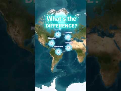 🌪️ Hurricanes, Tornadoes, Typhoons, Cyclones & Monsoons 🌧️ What’s the Difference?