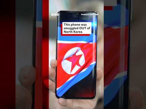 A North Korean mobile phone smuggled out the country showed the level of censorship #BBCNews
