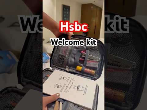 HSBC Welcome Kit | #hsbc #welcomekit #corporatelife #minivlog #unboxing #viral #yourubeshorts #trend