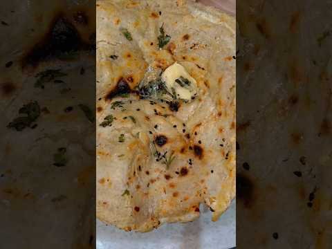 Lachha paneer kulcha on tawa #paneer #kulcha #paratha #shorts #easy #indianfood #desi #cooking