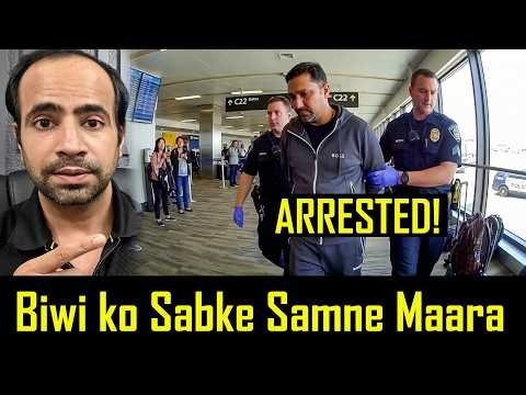 Desi Man Hits Wife and Gets Arrested in America