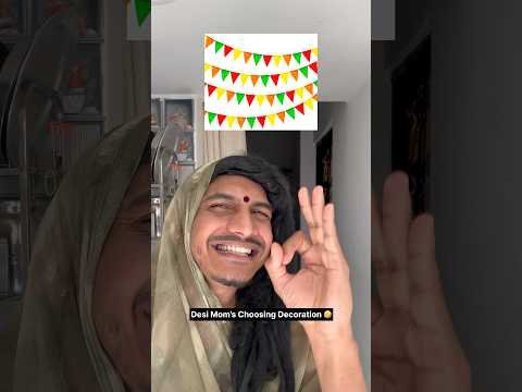 Desi Mom Choosing Decoration 🤣😂