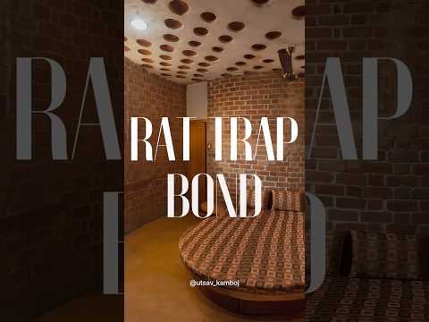This brick wall can make your home cooler without AC | Built Desi Day 17  #rattrapbond #india #home