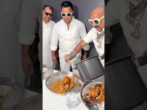 Desi murga rice thali challenge….😍❤️🍗 #chickenlegpiece #ulhaskamathe #foodchallenge #food #shorts