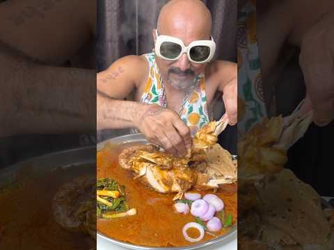 Desi murga thali….😍❤️🍗 #chickenlegpiece #ulhaskamathe #foodchallenge #indianfood #foodie #shorts