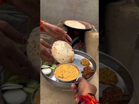 Rajasthani food and festivals 😍 #rajasthan #villagelife #villagefood #food #desi #travel #shorts