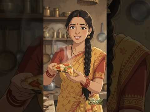 Sheher Wali Nanad Ke Liye Banaya Desi Pizza ❤️ | Ghibli Village Food #villagecooking #ghiblistyle