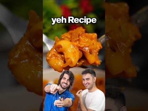 Desi Red Sauce Pasta Recipe #shorts #pasta #redsausepasta #italianfood #lionfield #dahi