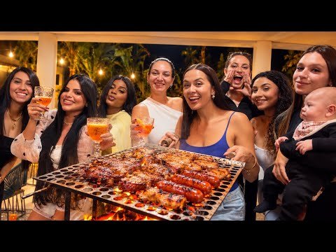FIZ UM CHURRASCO COM AS MINHAS AMIGAS! 🫢✨❌ *Festa escondida*