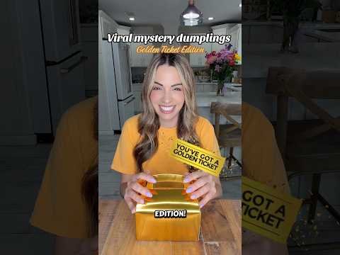 UNBOXING THE NEW VIRAL MYSTERY DUMPLING: GOLDEN TICKET EDITION! 🌟