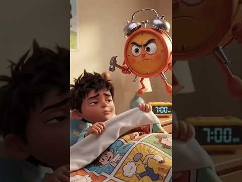 Alarm Ka Badla 😂⏰ | Funny Cartoon Short #Shorts