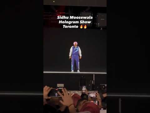 Sidhu Moose Wala hologram show live in Toronto🐐⚡
