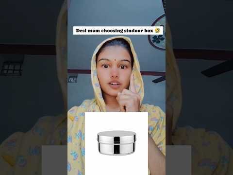 desi mom choosing sindoor box 🤣 #daliymemes #funny #comdeymemes #comedy #relatable #shorts#funnyreel