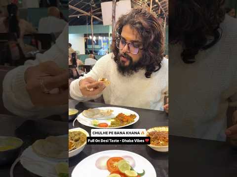 Chulha Dhaba Nagpur 🔥 ₹199 Unlimited Thali | Best Desi Food in Nagpur #shorts