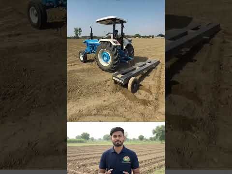 15 Feet Desi Suhaga Jugaad 😱 | Amazing Farm Leveling Machine | Indian Farmer Innovation 🚜 #shorts