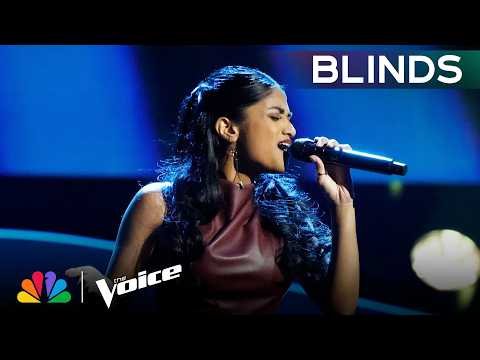 IMMEDIATE Chair Turn for Teenager Kavi Nyx’s Cover of “WILDFLOWER” | The Voice Blind Auditions | NBC