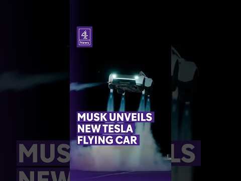 Elon Musk unveils new Tesla ‘flying car’