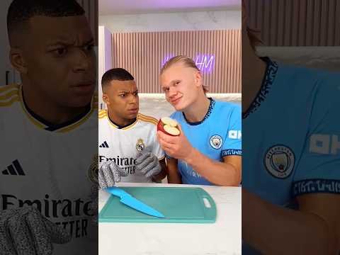 This Video Will Make You Laugh 100%😰🔪🍎#trending #haaland #funny #mbappe#foryou#shorts