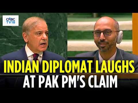 Viral: Indian Diplomat Reacts to Pakistan PM’s Claim | Shehbaz Sharif 2026 UNGA Speech | N18G