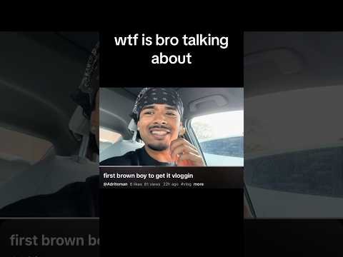 Who does bro think he is 😭😭 #vlog #funny #desi