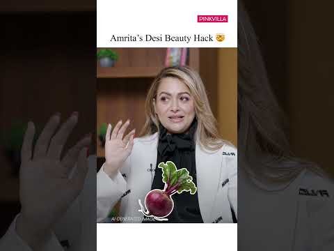 Amrita Arora 🌸 REVEALS the Desi Beauty Hack She SWEARS By ✨#shorts #skincare #skincareroutine #desi