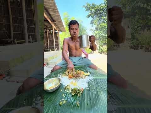 After long time eating like a Desi 💪🏾 #viralvideo #food #villagerlifestyle #youtubeshorts #recipe