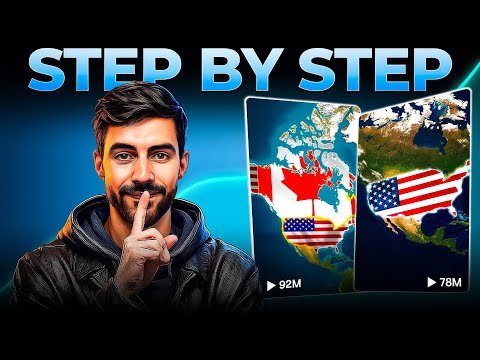 How To Create Viral Map Animation Videos using AI (100% Free)