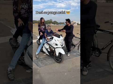 Desi dada 😎 #desi #hayabusa #short #shorts #shortvideo #biker #fun #funny #funnyshorts
