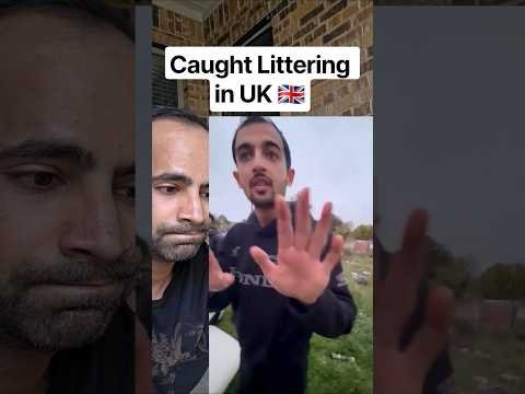 Some Desi guys caught littering in UK #shorts #indiansinamerica #civicsense
